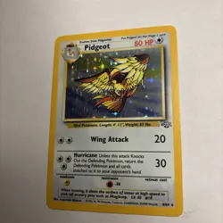Pidgeot Jungle Holo Rare 8/64 Vintage Pokemon Card WOTC LP/NM - Image 1
