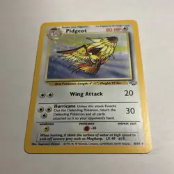 Pidgeot Jungle Holo Rare 8/64 Vintage Pokemon Card WOTC LP/NM - Image 2