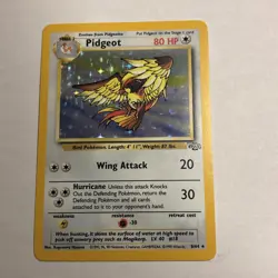Pidgeot Jungle Holo Rare 8/64 Vintage Pokemon Card WOTC LP/NM - Image 5