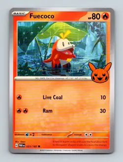 Fuecoco 023/182 Trick or Trade Booster Card 2024 Regular F/S - Image 1