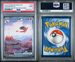 Pokemon TCG Charizard EX 2023 151 Special Illustration Rare Card #199 Mint PSA 9 - Image 3