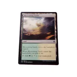 MTG Magic The Gathering Blossoming Sands Land Card Khans Of Tarkir (KTK) 231/269 - Image 1