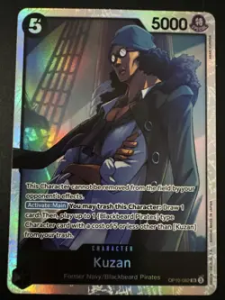 Kuzan OP10-082 Royal Blood Super Rare Foil One Piece English Card - Image 1