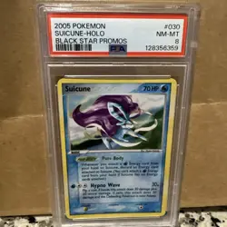 Pokemon TCG Suicune Holo Rare 30 Black Star Promo Card PSA 8 - Image 1