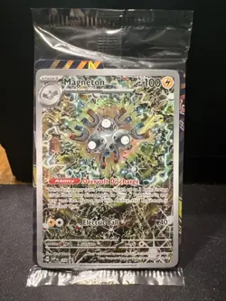 Magneton ⚡ SVP 159 Pokemon TCG Surging Sparks Black Star Promo Card, Sealed - Image 1