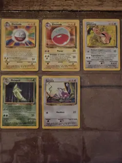 Spanish - 1999 Near Mint - Fossil Set - 5 Card Lot - Pokemon TCG - Image 1