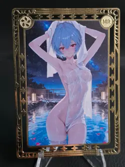 Rei Ayanami - Evangelion - Metal Card - MR - Goddess Story - Image 1