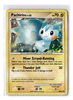 Pachirisu - DP04 Diamond and Pearl Black Star Promo Card Holo - MP - POKEMON TCG - Image 1