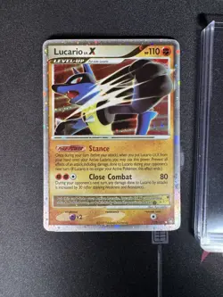 Pokemon TCG Lucario LV.X Holo Rare Card Mysterious Treasures 122/123 💎NM💎 - Image 1