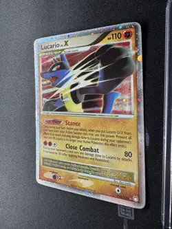 Pokemon TCG Lucario LV.X Holo Rare Card Mysterious Treasures 122/123 💎NM💎 - Image 4