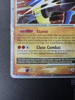 Pokemon TCG Lucario LV.X Holo Rare Card Mysterious Treasures 122/123 💎NM💎 - Image 5