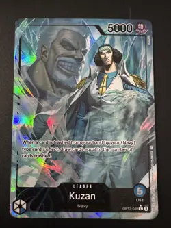 Kuzan (Alt Art) OP12-040 Leader Legacy of the Master ONE PIECE Card Game ENGLISH - Image 1