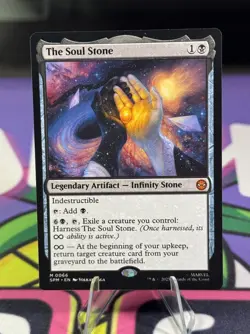 THE SOUL STONE Marvel's Spider-Man Regular Magic Mtg Mythic 0066 #66 - Image 1
