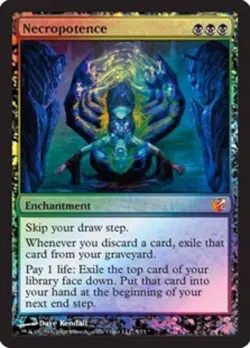 1 x Necropotence - Foil - From the Vault: Exiled - NM-Mint - MTG - Image 1