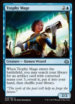 Trophy Mage - Light Play MTG Aether Revolt - Image 1