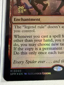 MTG Spider-Man Pre-Release Foil Spider-Verse 0093 Marvel’s Spider-Man NM SPM - Image 2