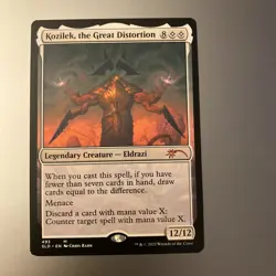 KOZILEK, the GREAT DISTORTION MTG Secret Lair Drop NM Magic The Gathering - Image 1