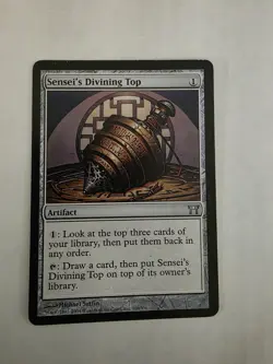 MTG Magic The Gathering Sensei's Divining Top Champions of Kamigawa Regular - Image 1