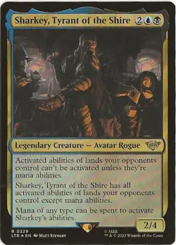 Sharkey Tyrant of the Shire 0229 Rare MTG Lord of the Rings Middle Earth NM/M - Image 1