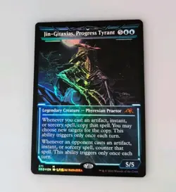 MTG Jin-Gitaxias Progress Tyrant Foil Showcase Kamigawa NM - Image 1