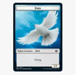 MTG 1/1 Bird Token Normal NM Modern Horizons 2 Magic the Gathering 001/021 - Image 1