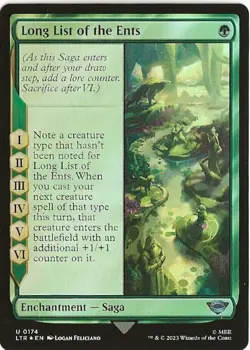 Long List of Ents 174 Uncommon MTG Lord of the Rings Middle Earth NM/MT - Image 1