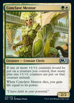 Conclave Mentor - Near Mint MTG Magic 2021 Core Set - Image 1