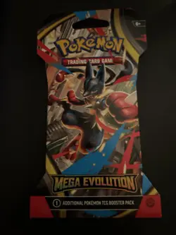 (VERY HEAVY) 33.10g Pokemon TCG Mega Evolution Sleeved Booster Pack (SEALED)✅ - Image 2