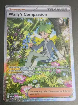 Wally's Compassion 186/132 Pokemon Mega Evolution SIR - Image 1