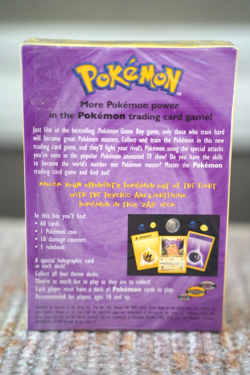 FACTORY SEALED 1999 Pokemon Zap Base Set Theme Deck (Shadowless Potential) - Image 2