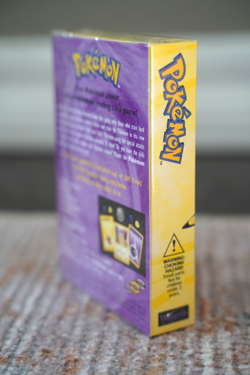 FACTORY SEALED 1999 Pokemon Zap Base Set Theme Deck (Shadowless Potential) - Image 5