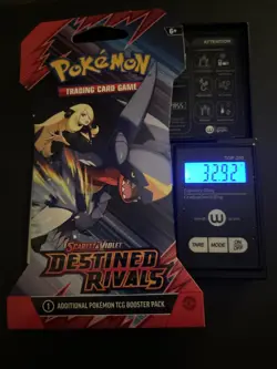 (VERY HEAVY) 32.92g Pokemon TCG Destined Rivals Sleeved Booster Pack (SEALED)✅ - Image 1