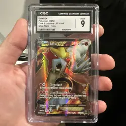POKEMON DARK EXPLORERS ENTEI EX #103 FULL ART HOLO FOIL CGC 9 ITALIAN BW ERA 🔥 - Image 1