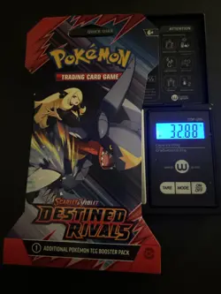 (VERY HEAVY) 32.88g Pokemon TCG Destined Rivals Sleeved Booster Pack (SEALED)✅ - Image 1