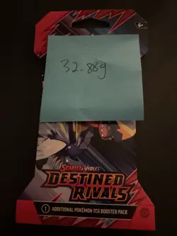 (VERY HEAVY) 32.88g Pokemon TCG Destined Rivals Sleeved Booster Pack (SEALED)✅ - Image 4