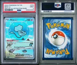 2024 Pokemon PAF en Special Illustration Rare #232 Bubble Mew EX PSA 9 Mint - Image 3