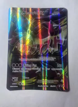 Mega M Lucario EX 55a/111 Full Art Promo Pokemon TCG XY Promo Jumbo LP/NM - Image 1