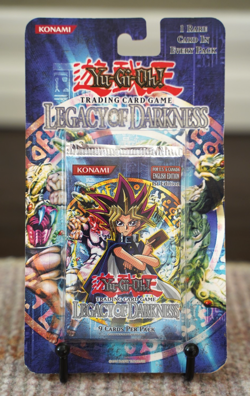 2002 Yugioh LOD 1st Edition Legacy of Darkness Blister Pack Sealed TCG - Image 1