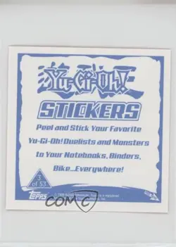 Joey Wheeler Topps YuGiOh Sticker Collection #3 2002 - Image 2