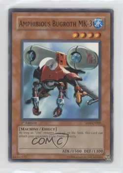 Amphibious Bugroth MK-3 1st Ed. YuGiOh Fury From the Deep Structure Deck 2005 - Image 1