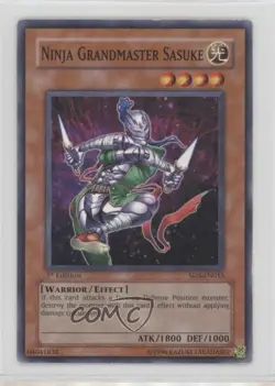 Ninja Grandmaster Sasuke 1st Ed. YuGiOh Warrior's Triumph Structure Deck 2005 - Image 1