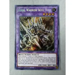 Yugioh Fossil Warrior Skull Bone - BLAR-EN008 Secret Rare 1st Edition NM - Image 1