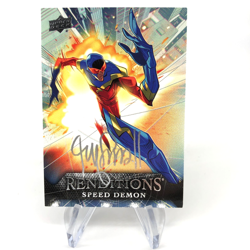 Marvel Card Speed Demon 69 Singed Ryan Smallman /65 Upper Deck Renditions [NM] - Image 1