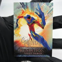 Marvel Card Speed Demon 69 Singed Ryan Smallman /65 Upper Deck Renditions [NM] - Image 2