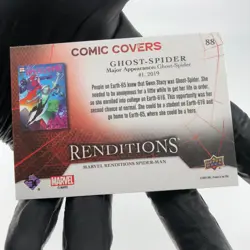 Marvel Card Ghost-Spider Gwen 88 Canvas Comic Covers Upper Deck Renditions [NM] - Image 4