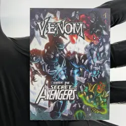 Marvel Card Agent Venom 86 Canvas Comic Covers Upper Deck Renditions [NM] - Image 2