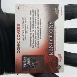Marvel Card Agent Venom 86 Canvas Comic Covers Upper Deck Renditions [NM] - Image 3
