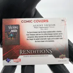 Marvel Card Agent Venom 86 Canvas Comic Covers Upper Deck Renditions [NM] - Image 4