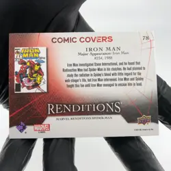 Marvel Card Iron Man 78 Canvas Comic Covers Upper Deck Renditions [NM] - Image 4