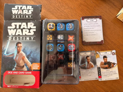STAR WARS DESTINY DICE AND CARD GAME: REY AND KYLO REN STARTER SET (Used) - Image 2